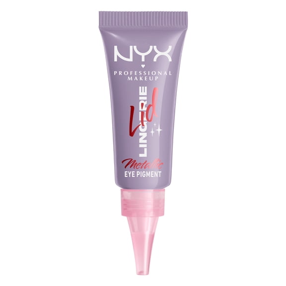 NYX Professional Makeup Lid Lingerie Liquid Eyeshadow And Cream Shimmer, Lacy Lilac, 0.2 fl oz