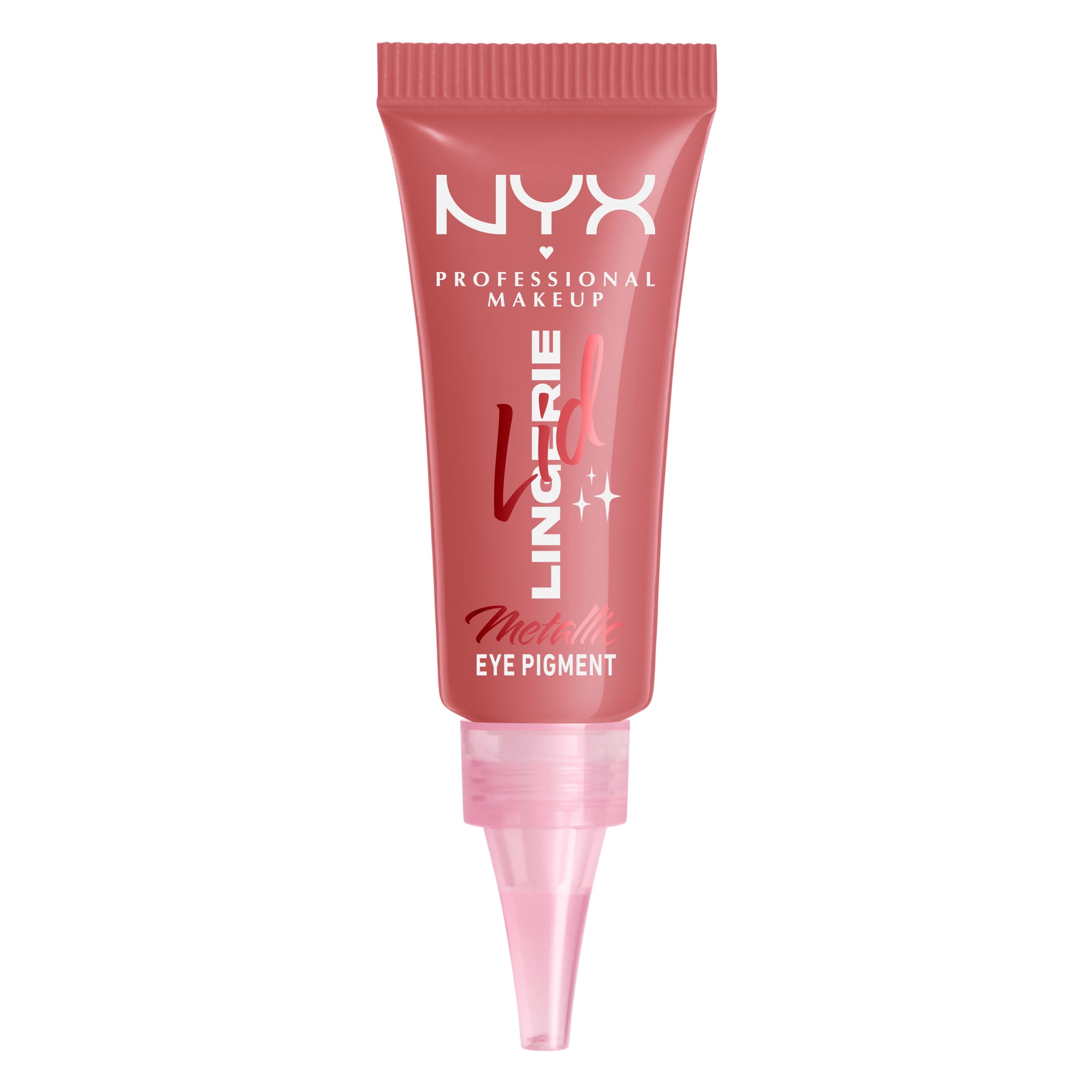 NYX Professional Makeup Lid Lingerie Liquid Eyeshadow And Cream Shimmer, Risky Rose, 0.2 fl oz