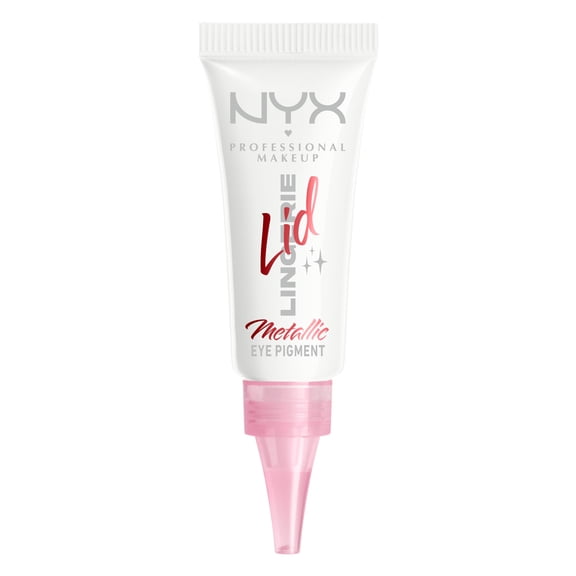 NYX Professional Makeup Lid Lingerie Liquid Eyeshadow And Cream Shimmer, Satin Silver, 0.2 fl oz