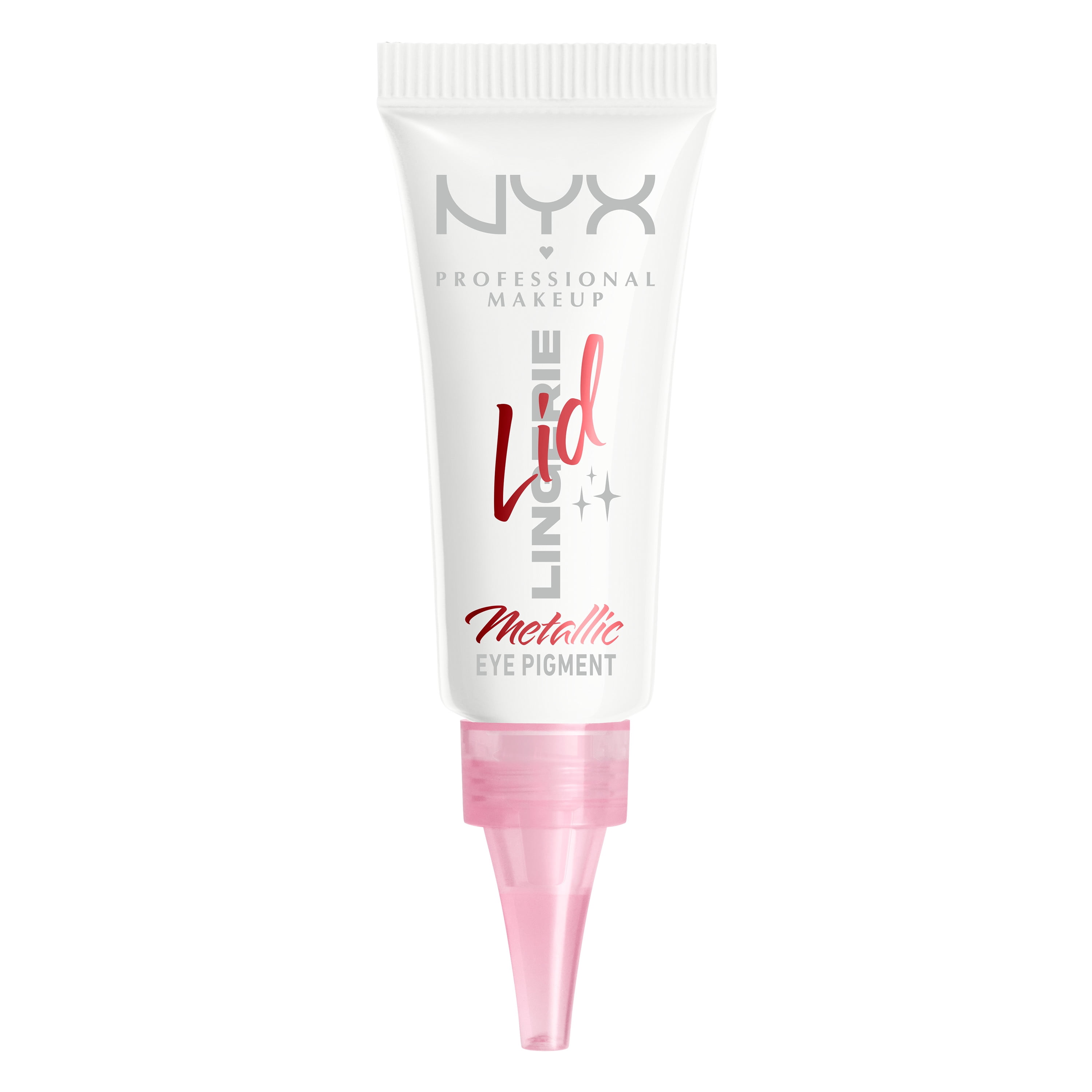 NYX Professional Makeup Lid Lingerie Liquid Eyeshadow And Cream Shimmer, Satin Silver, 0.2 fl oz