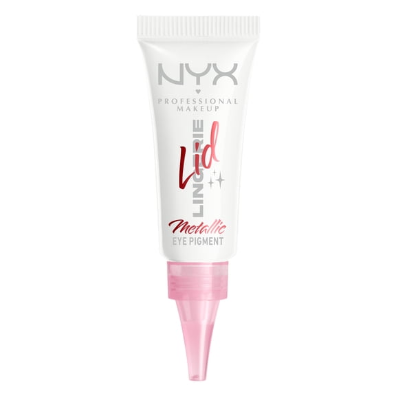 NYX Professional Makeup Lid Lingerie Liquid Eyeshadow And Cream Shimmer, Satin Silver, 0.2 fl oz