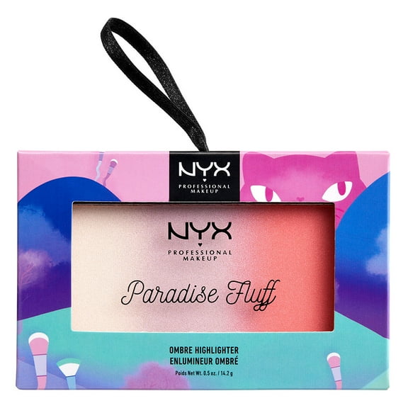 NYX Professional Makeup Limited Edition Paradise Fluff Ombre Highlighter, Head In The Clouds