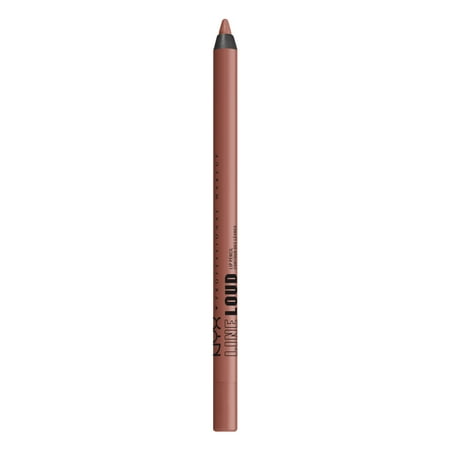NYX Professional Makeup Line Loud Lip Liner, Longwear Matte Lip Pencil, Ambition Statement