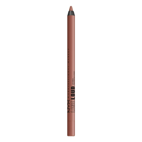 NYX Professional Makeup Line Loud Lip Liner, Longwear Matte Lip Pencil, Ambition Statement