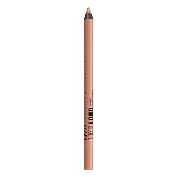NYX Professional Makeup Line Loud Lip Liner, Longwear Matte Lip Pencil, Goal Crusher
