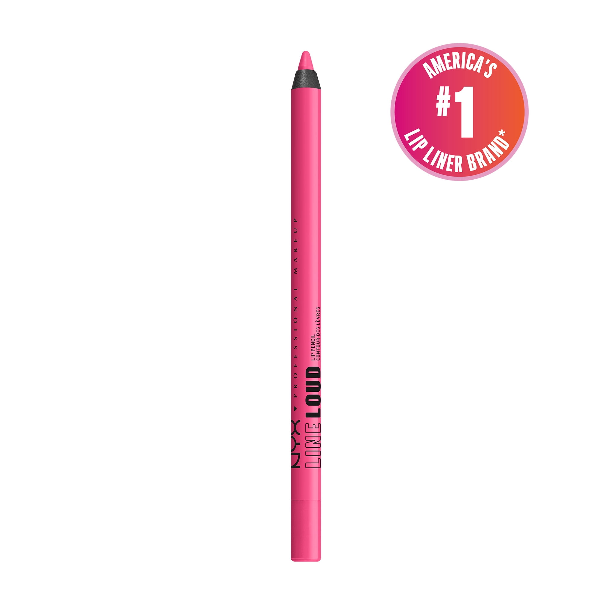 NYX Professional Makeup Line Loud Lip Liner, Longwear Matte Lip Pencil