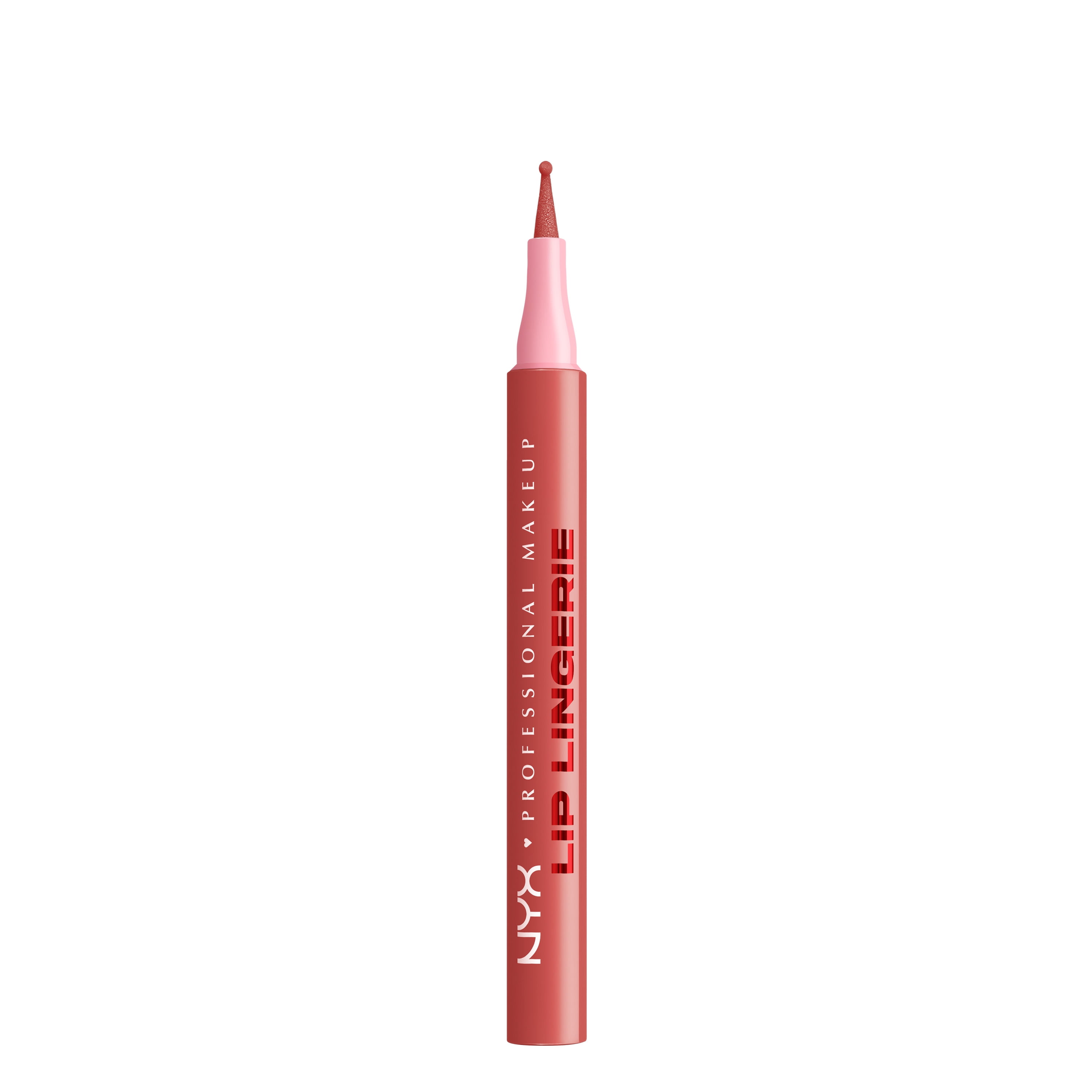 NYX Professional Makeup Lip Lingerie Lip Liner Stain, Waterproof Lip Color, Send Nudes, 0.03 fl oz