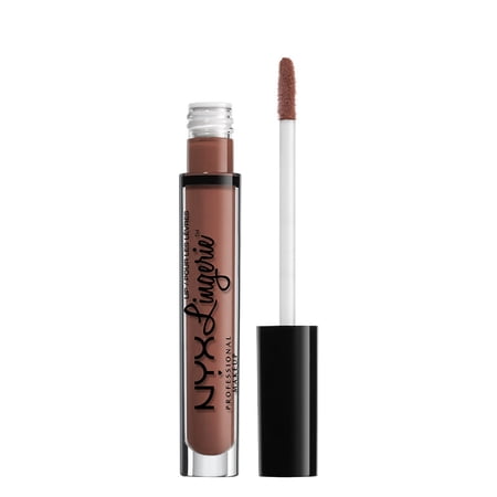 NYX Professional Makeup Lip Lingerie Liquid Lipstick, Cabaret Show, 0.16 Oz