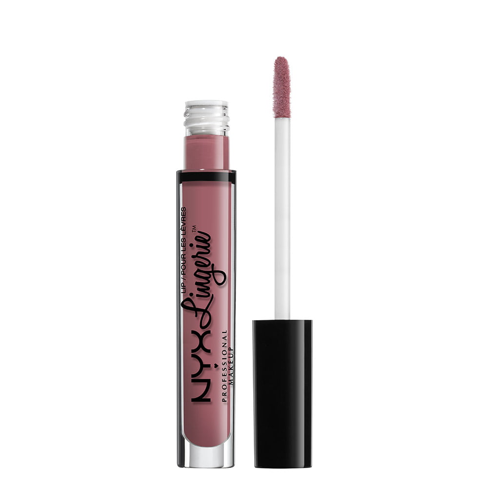 NYX Professional Makeup Lip Lingerie, Long-Lasting Matte Liquid Lipstick with Vitamin E, Embellishment, 0.16 Oz - image 1 of 8