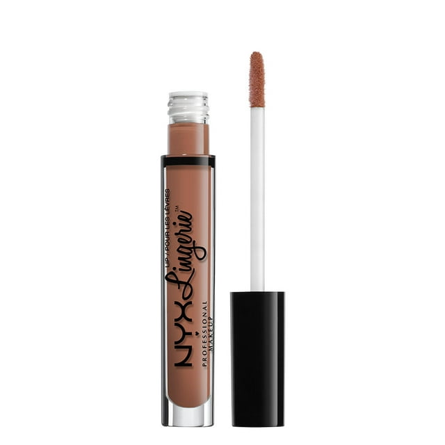 NYX Professional Makeup Lip Lingerie, Long-Lasting Matte Liquid Lipstick with Vitamin E, Push-Up, 0.16 Oz