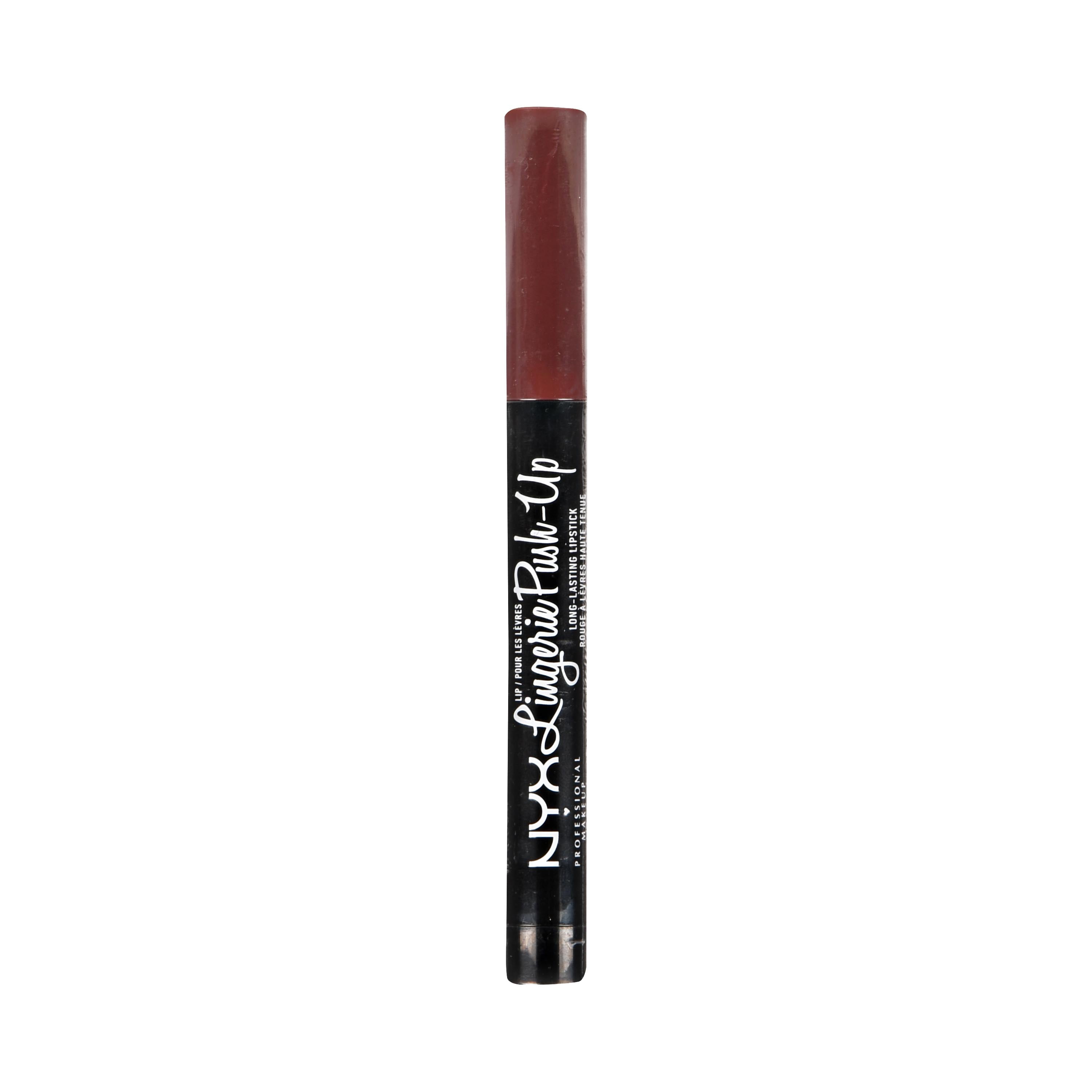 NYX PROFESSIONAL MAKEUP Lip Lingerie Matte Liquid Lipstick - Silk Indulgent  (Baby Pink Nude) Silk Indulgent 0.13 Ounce