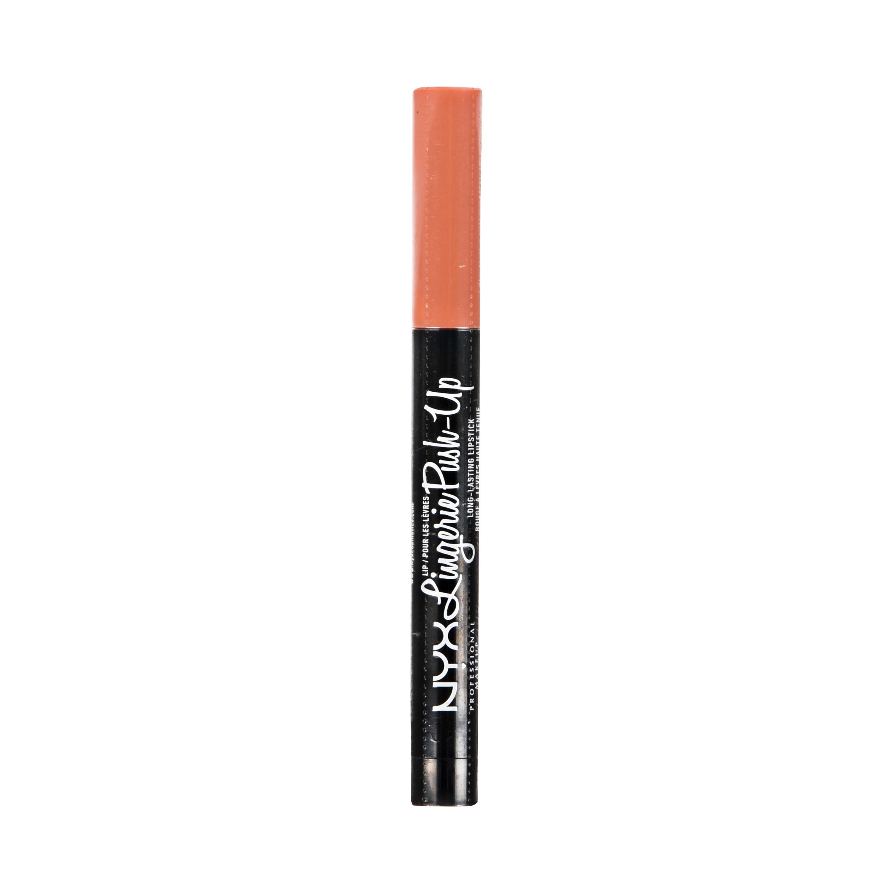 NYX Professional Makeup Lip Lingerie Push-up Long-lasting Lipstick, 22 Silk  Indulgent, 0.05 Oz. 
