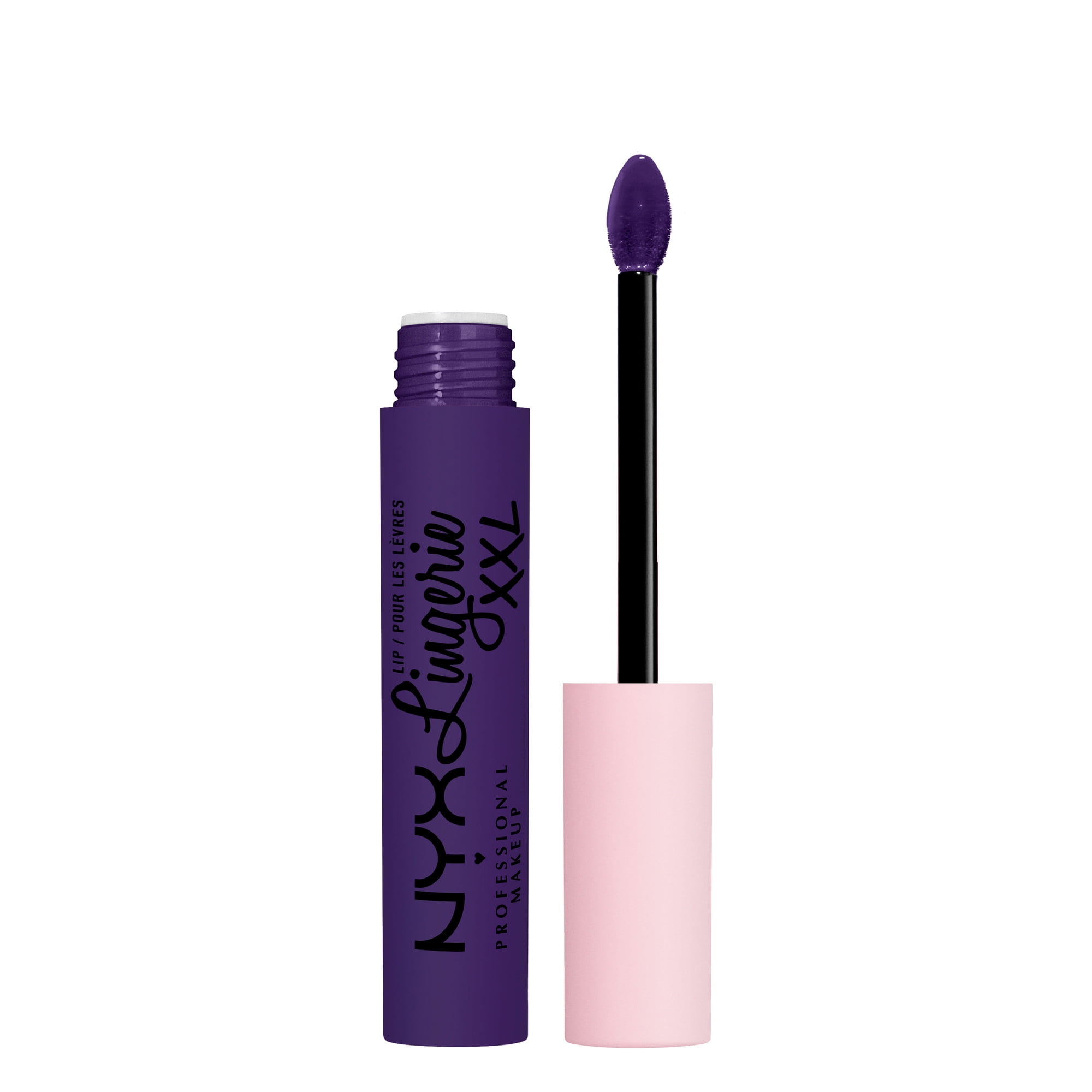 NYX PROFESSIONAL MAKEUP Lip Lingerie Matte Liquid Lipstick - Embellishment,  Muted Purple