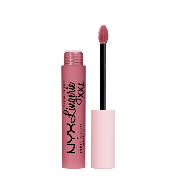 NYX Professional Makeup Lip Lingerie XXL Smooth Matte Liquid Lipstick, 16hr Longwear, Maxx Out, 0.13 fl oz