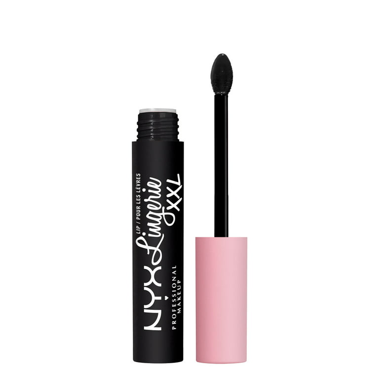 Færøerne Minimer forklædning NYX Professional Makeup Lip Lingerie XXL Smooth Matte Liquid Lipstick, 16hr  Longwear, Naughty Noir - Walmart.com