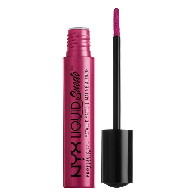 NYX Professional Makeup Liquid Suede Metallic Matte Cream Lipstick, Buzzkill
