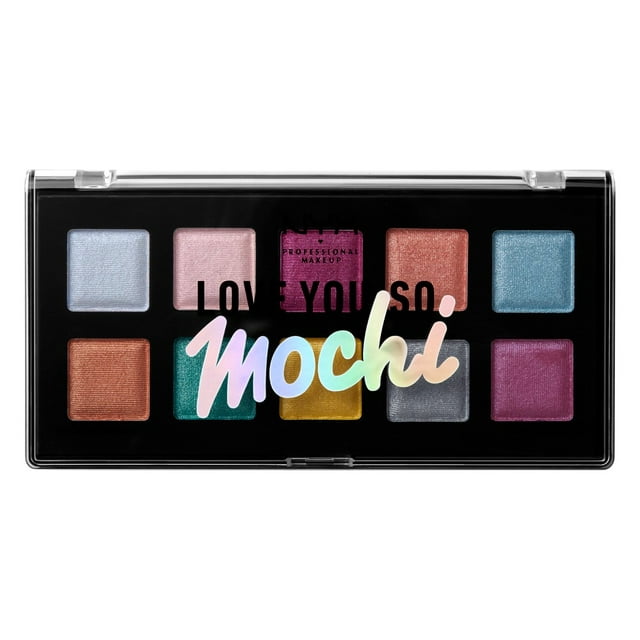 NYX Professional Makeup Love You So Mochi Eyeshadow Palette, Electric Pastels