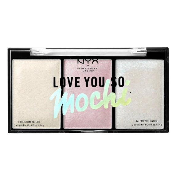 NYX Professional Makeup Love You So Mochi Highlighting Palette, Lit Life