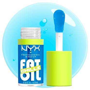 NYX Professional Makeup Fat Oil Chillz Lip Gloss, 12 Hour Hydration , Polar Peppermint, 0.16 fl oz