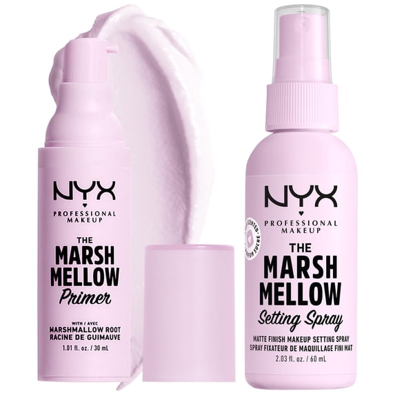 NYX Professional Makeup Marshmellow Smoothing Face Primer + Setting Spray Set