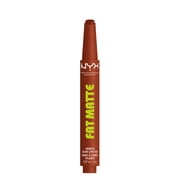 NYX Professional Makeup Fat Matte Lipstick Smooth Color Long Lasting Lipstick, Beary Nude, 0.07 oz