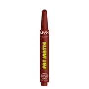 NYX Professional Makeup Fat Matte Lipstick, Smooth Color Long Lasting Lipstick, Cocoa Cuddles, 0.07 oz