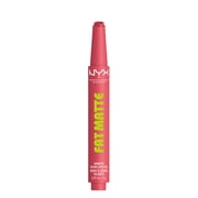 NYX Professional Makeup Fat Matte Lipstick, Smooth Color Long Lasting Lipstick, Pink Puff, 0.07 oz