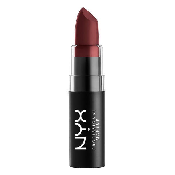 NYX Professional Makeup Matte Lipstick, Dark Era, Plush Pigment