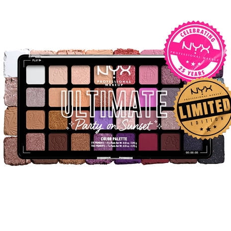 NYX Professional Makeup Party On Sunset 32-Color Eyeshadow Palette