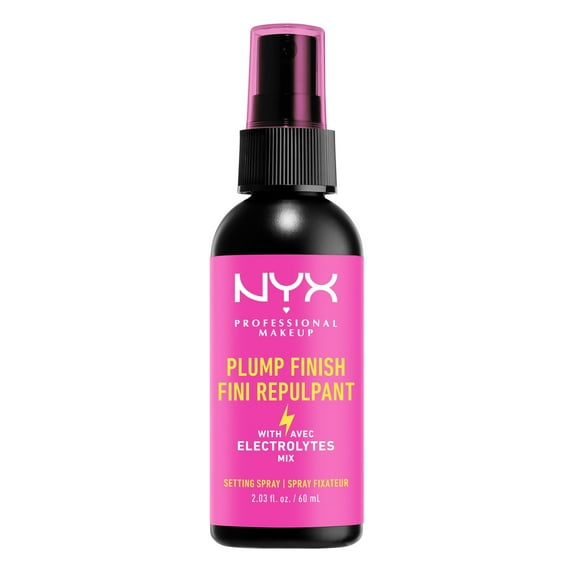 NYX Professional Makeup Plumping Setting Spray, Infused with Electrolytes, 2.03 fl oz