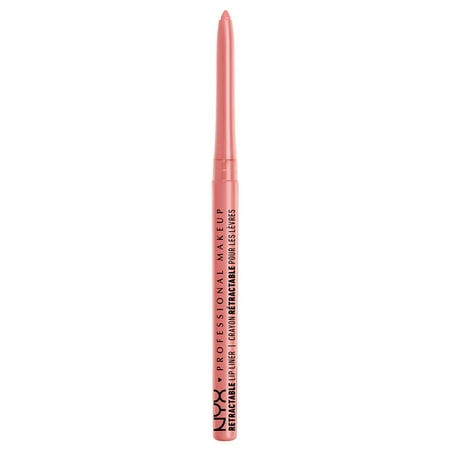 NYX Professional Makeup Retractable Lip Liner, Long-lasting Mechanical lip pencil, Pinky Beige