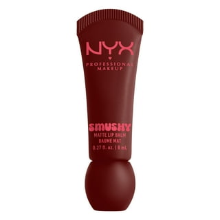 NYX Professional Makeup Smushy Matte Lip Balm, Smudge Fudge, Chocolate Brown, Stocking Stuffers 0.27 fl oz