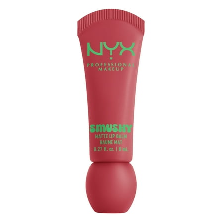NYX Professional Makeup Smushy Matte Lip Balm, Snuggle SZN, Blush Nude, 0.27 fl oz