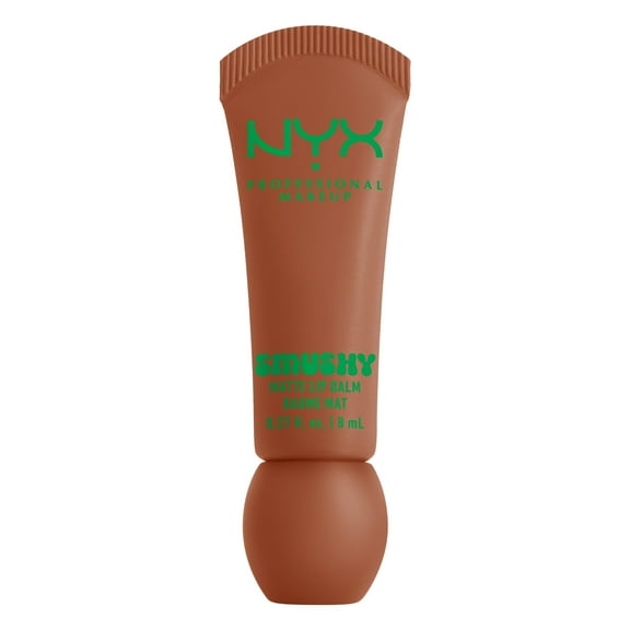 NYX Professional Makeup Smushy Matte Lip Balm, Soft Smile, Soft Nude, 0.27 fl oz
