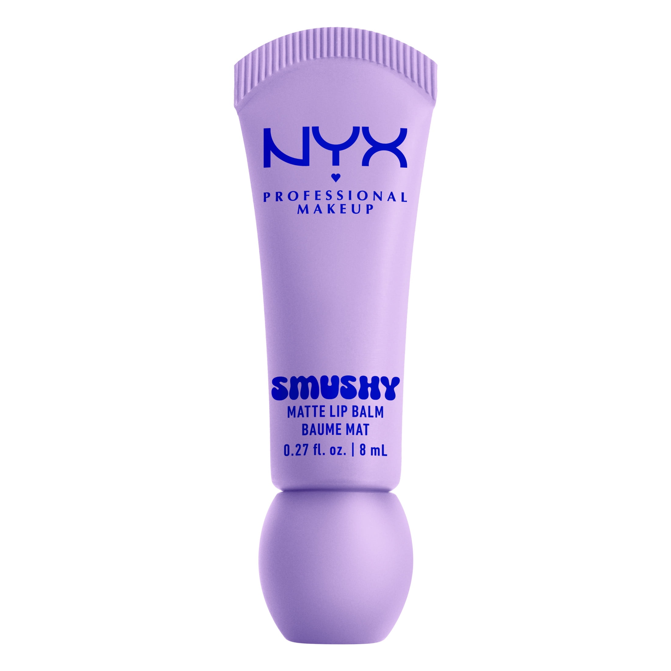 NYX Professional Makeup Smushy Matte Lip Balm, Sugar Smush, Clear, 0.27 fl oz