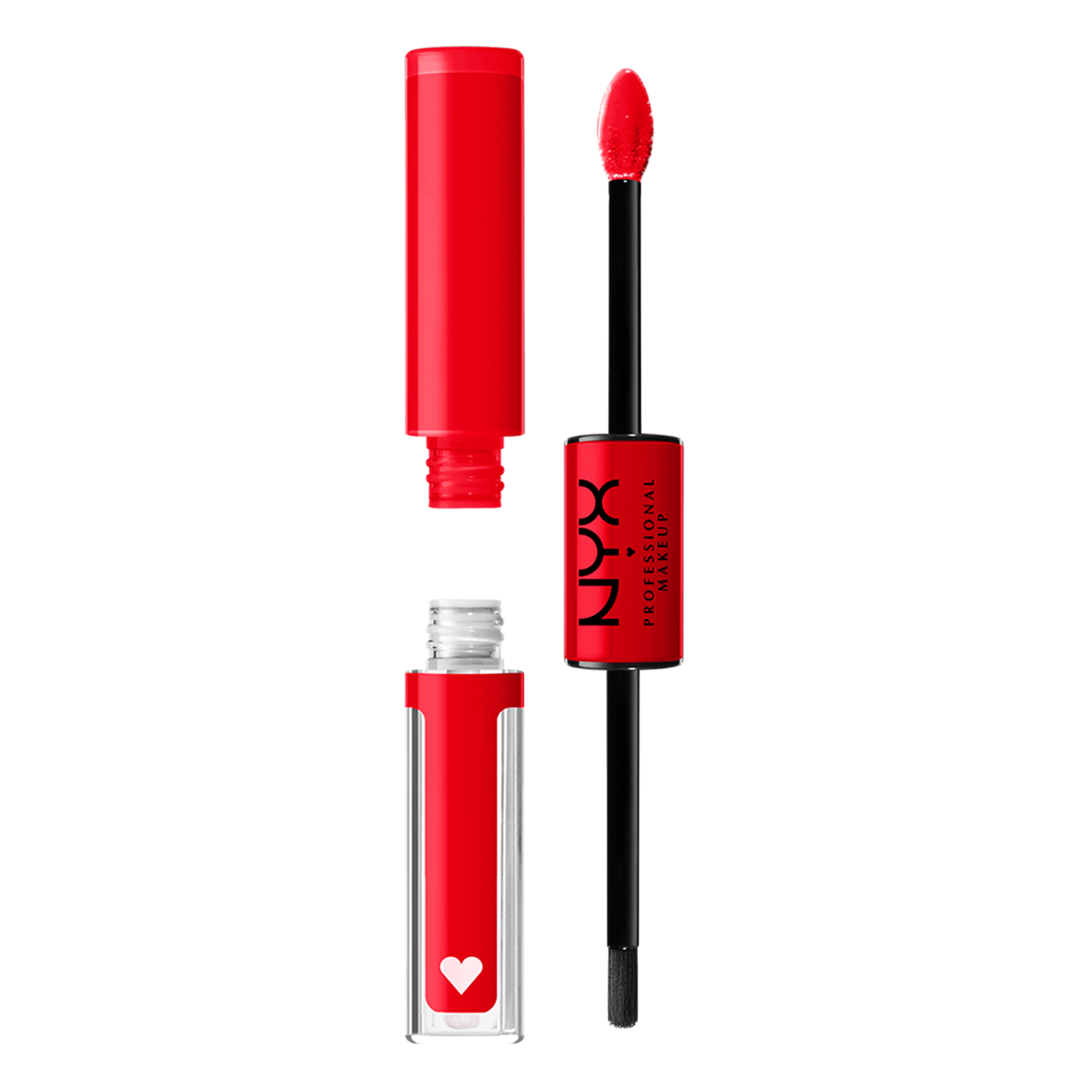 NYX Professional Makeup Shine In Long-Lasting Liquid Shine Lipstick, Loud High Red Rebel Vegan