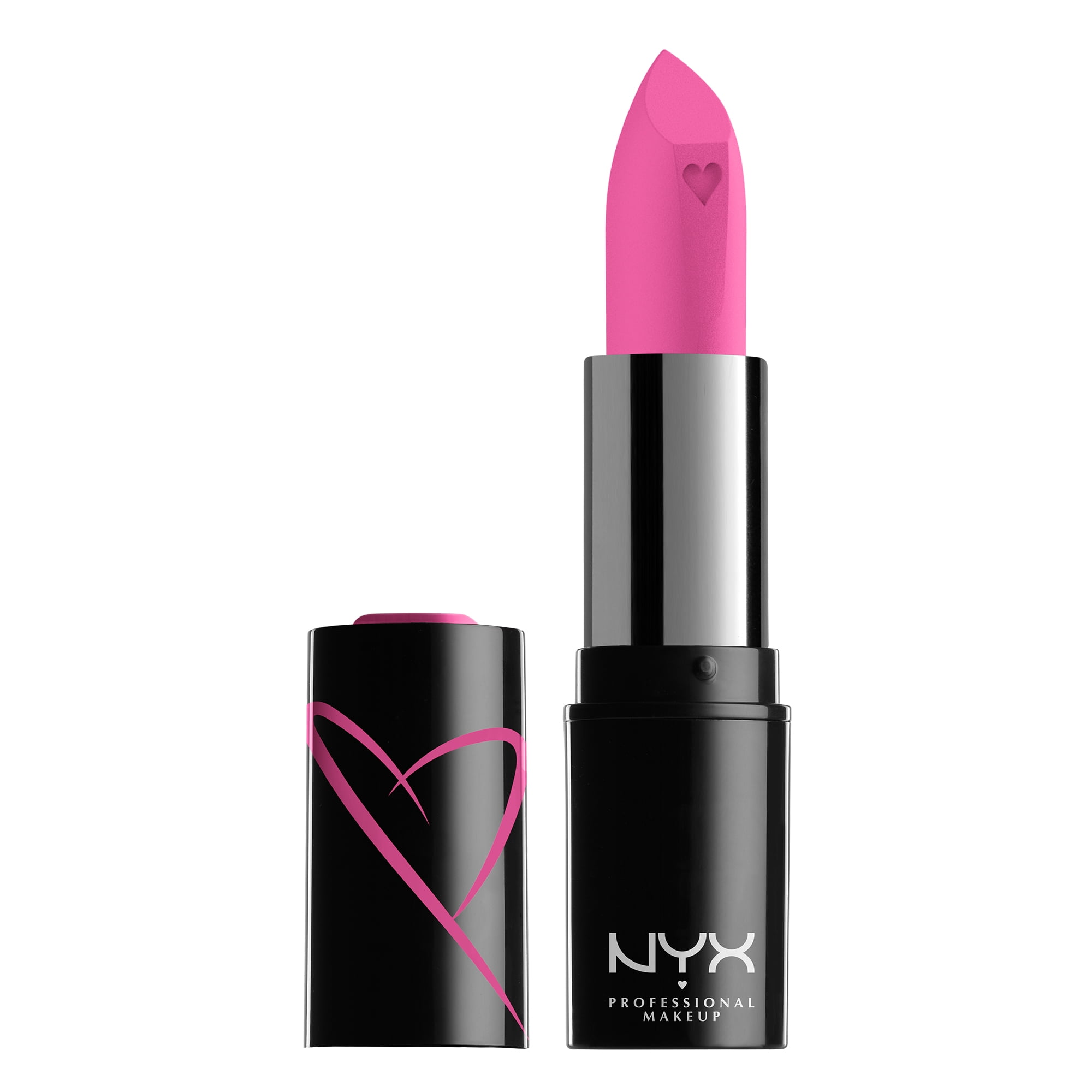 NYX Professional Makeup Shout Loud Satin Lipstick, infused with mango and shea butter, Openess