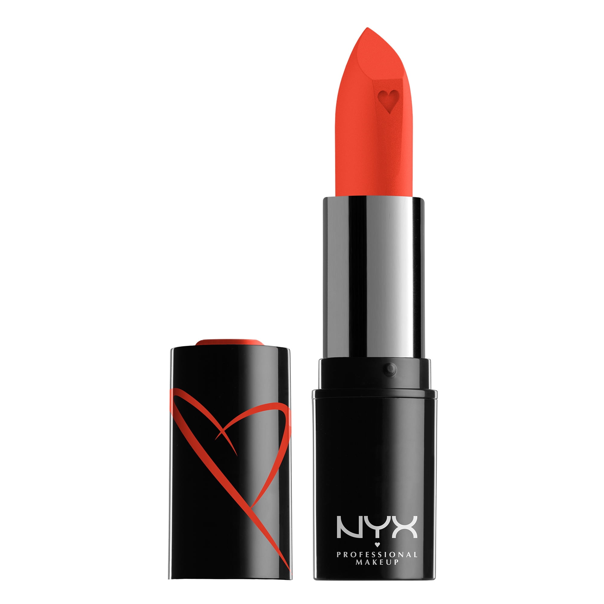 NYX Professional Makeup Shout Loud Satin Lipstick, infused with mango and shea butter, Strength