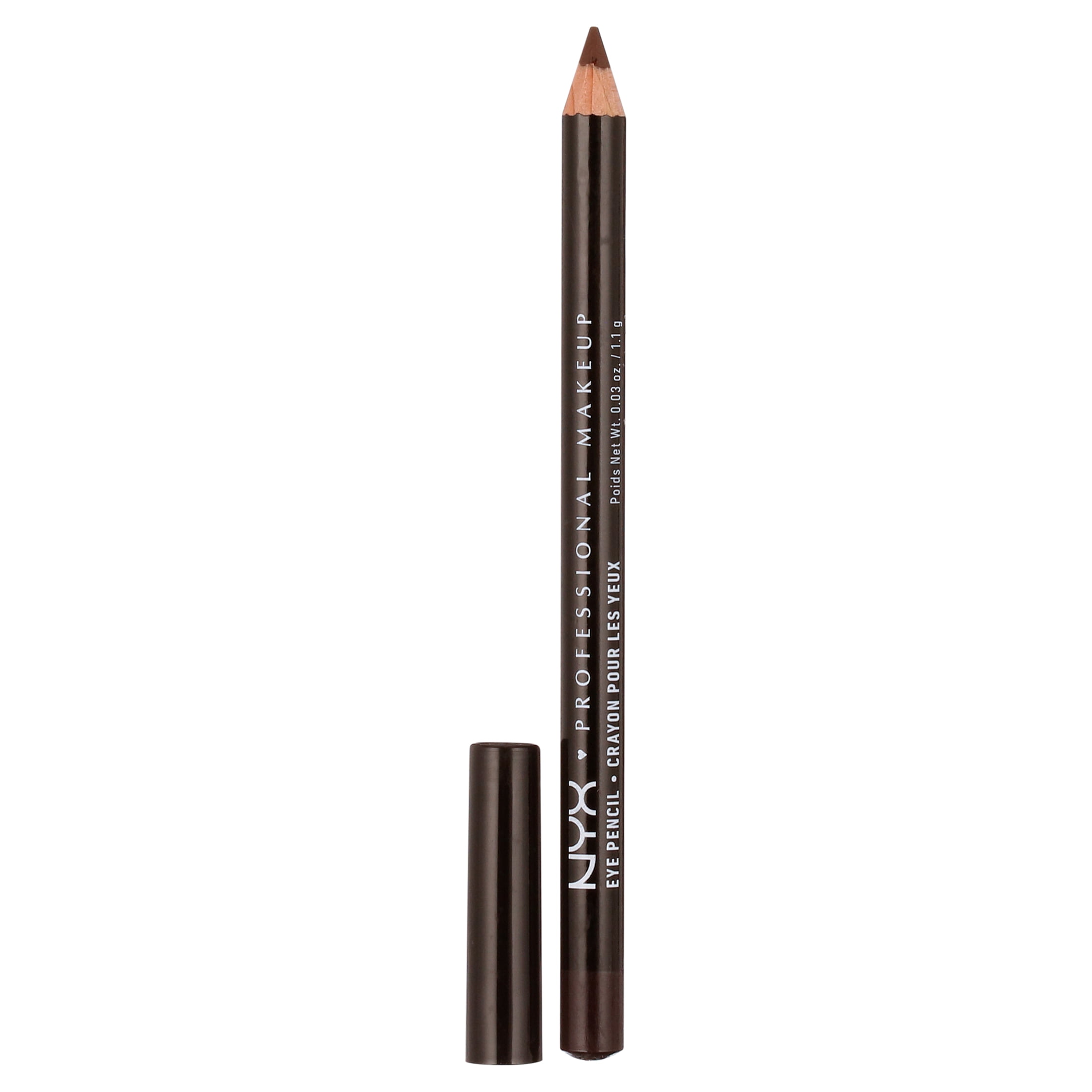 NYX Professional Makeup Slim Eye Pencil, Creamy longwear eyeliner, Dark Brown
