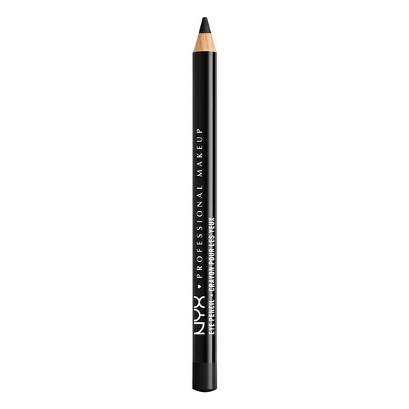 NYX Professional Makeup Slim Eye Pencil, Creamy longwear eyeliner, Black