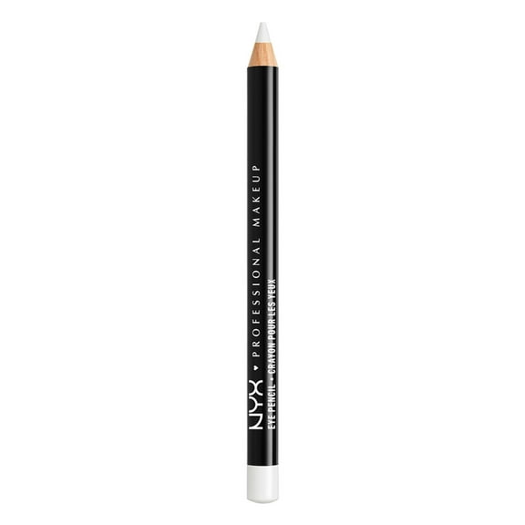 NYX Professional Makeup Slim Eye Pencil, Creamy longwear eyeliner, White