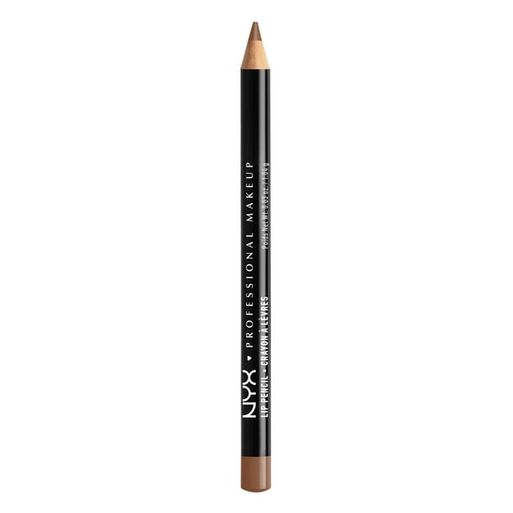 NYX Professional Makeup Slim Lip Pencil, Long-Lasting Creamy Lip Liner, 855 Nude Truffle, 0.035 fl oz