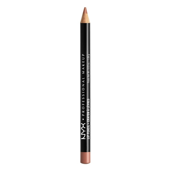 NYX Professional Makeup Slim Lip Pencil, Long-Lasting Creamy Lip Liner, Off-White , 0.035 oz
