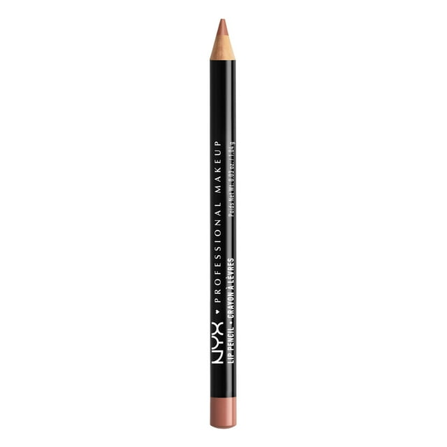 NYX Professional Makeup Slim Lip Pencil, Long-Lasting Creamy Lip Liner, Peekaboo Neutral, 0.035 oz.
