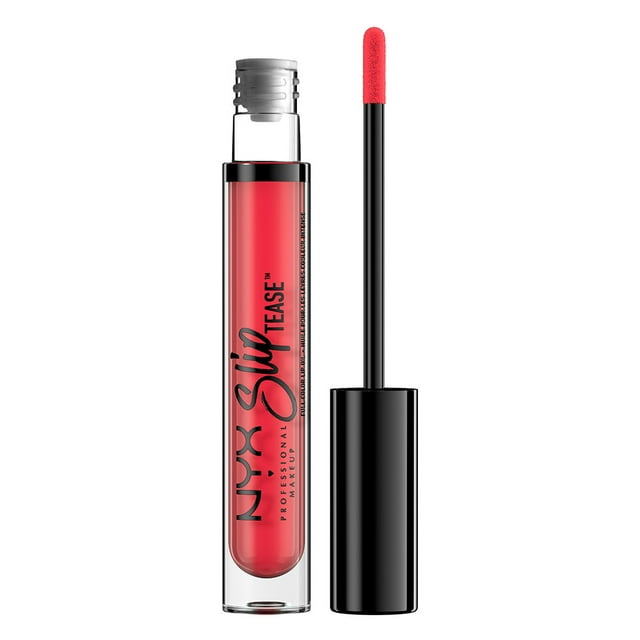 NYX Professional Makeup Slip Tease Lightweight Matte & Satin Lipstick, Red Queen