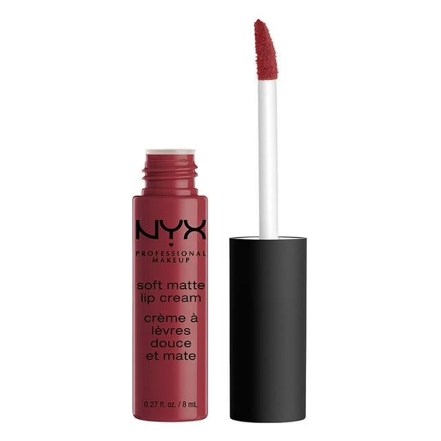 NYX Professional Makeup Soft Matte Lip Cream, lightweight liquid lipstick Budapest, 0.8 Oz