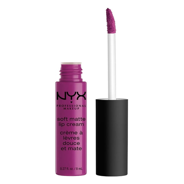 NYX Professional Makeup Soft Matte Lip Cream, lightweight liquid lipstick Seoul, 0.8 Oz