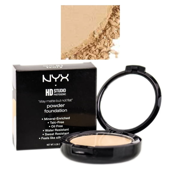 NYX Professional Makeup Stay Matte but not Flat Powder Foundation, Medium Beige 0.26 oz