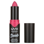 NYX Professional Makeup Suede Matte Lipstick, Clinger