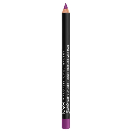 NYX Professional Makeup Suede Matte Lip Liner, 65 STFU, 0.035 Oz.